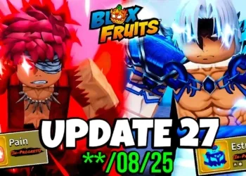 personagens da atualização 27 do blox fruits
