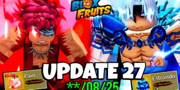 personagens da atualização 27 do blox fruits