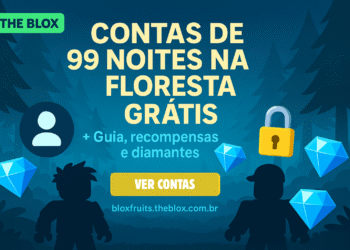 Contas de 99 Noites na Floresta grátis fornecidas pela The Blox