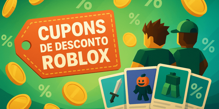 Cupons de desconto Roblox nas lojas de contas The Blox, Ultimate Blox, Blox Brasil e Blox Vendas